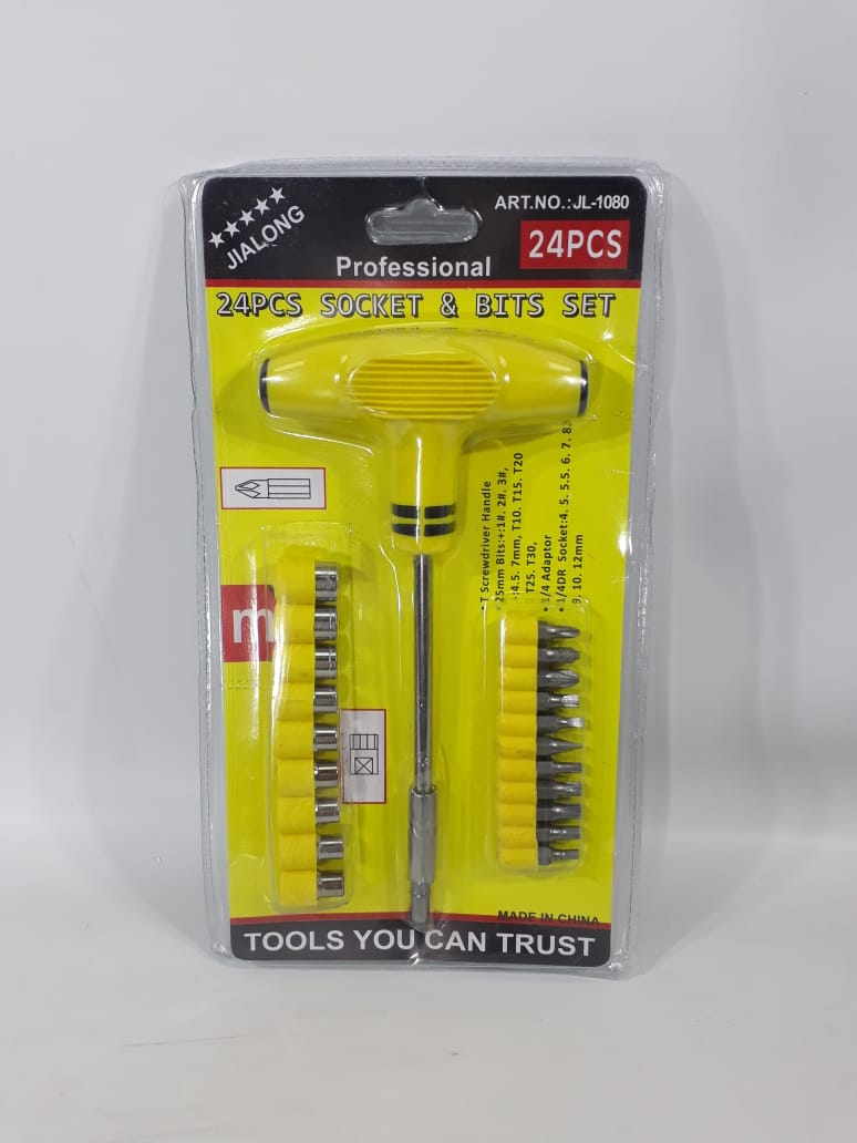 LLAVE T SET DE 24 PIE