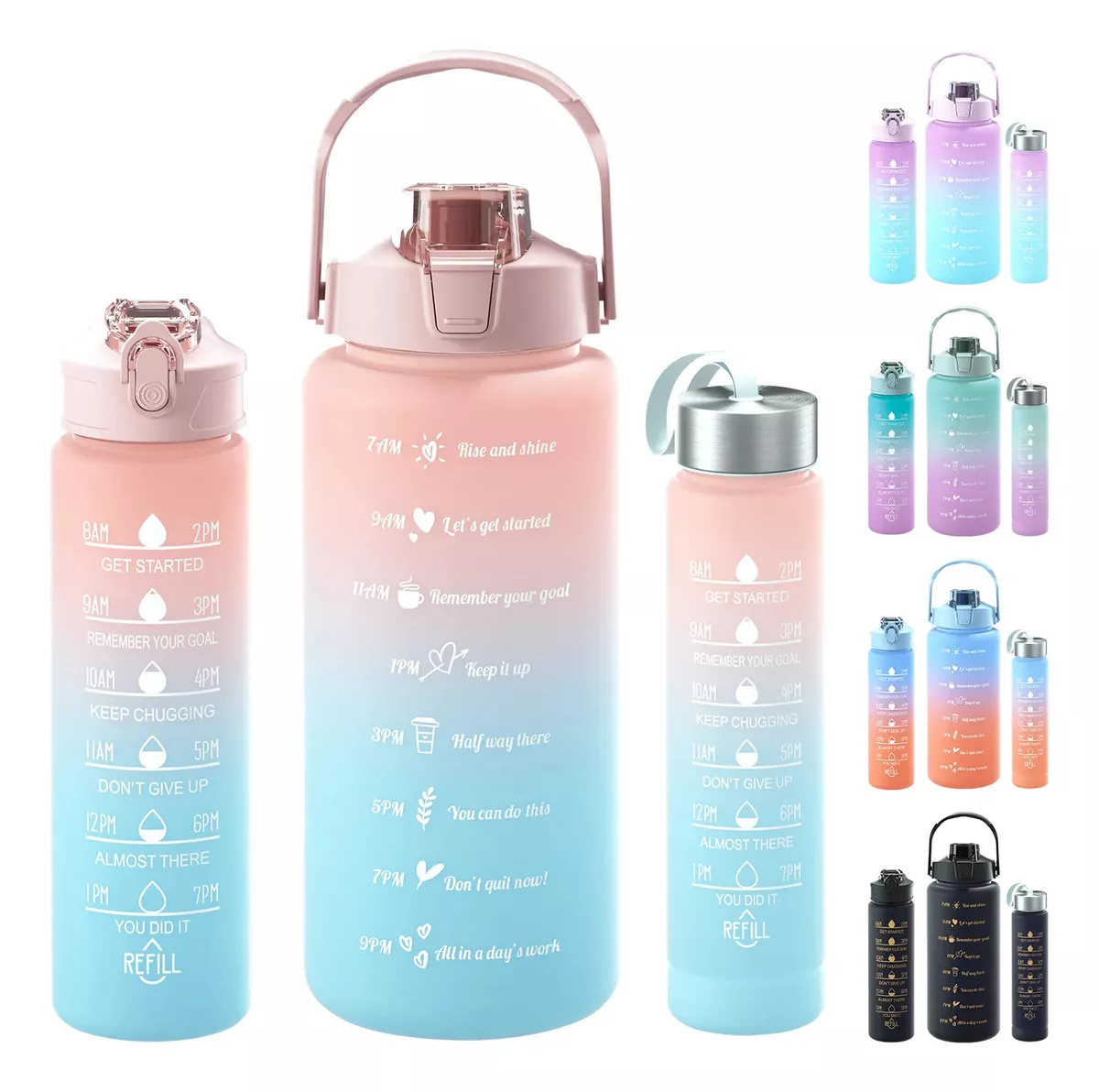 BOTELLA MOTIVACIONAL 3 EN 1