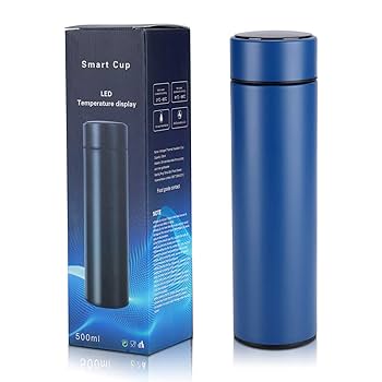 BOTELLA TERMO 500ML C/TERMOMETRO LED