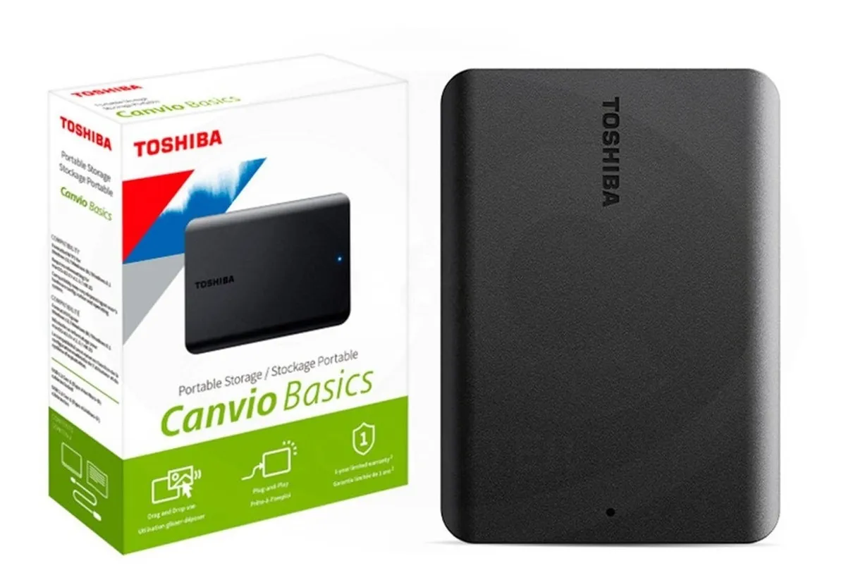 DISCO EXTERNO RIGIDO DE 2TB TOSHIBA