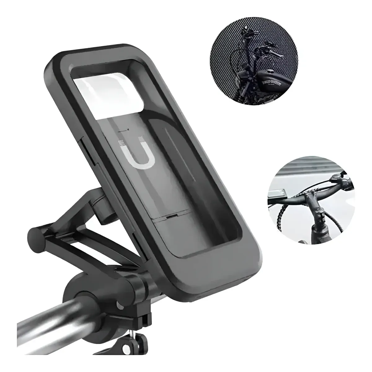 SOPORTE BICI REFORZADO 360Â°VISOR TRASERO