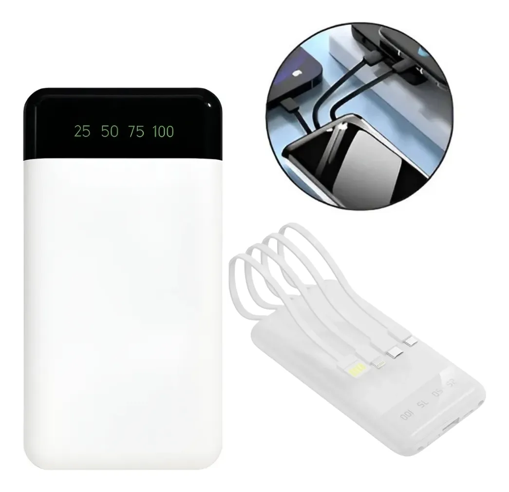 POWER BANK C/ DISPLAY 4 EN 1 10000AM