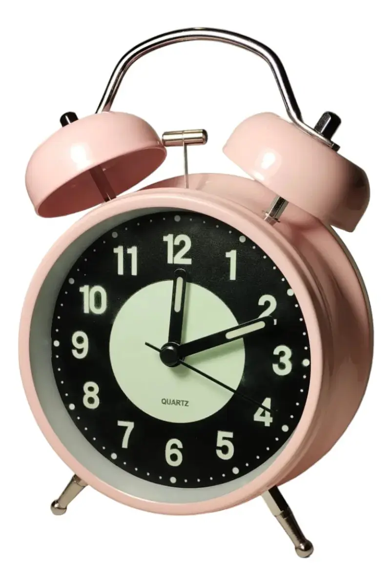 RELOJ DESPERTADOR ALARMA CAMPANA