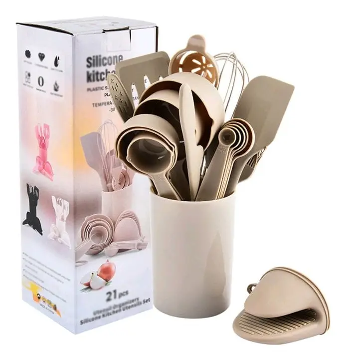 SET UTENSILIO SILICONA X 21 KICHENWARE