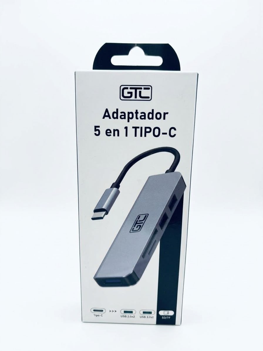 ADAPTADOR GTC 5 EN 1 TIPO C